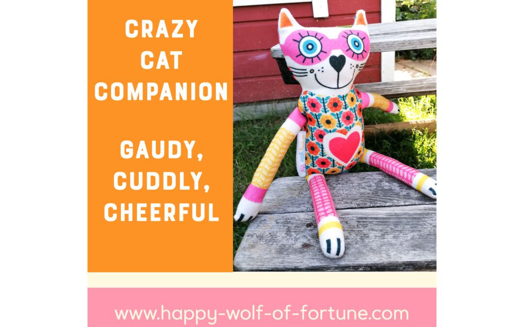 From Fabric Panel to Friend: A Step-by-Step Photo Tutorial how to sew Your Crazy Cuddly Cat