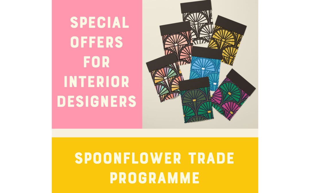 Spoonflower Trade Programme: Special Offers for Interior Designers