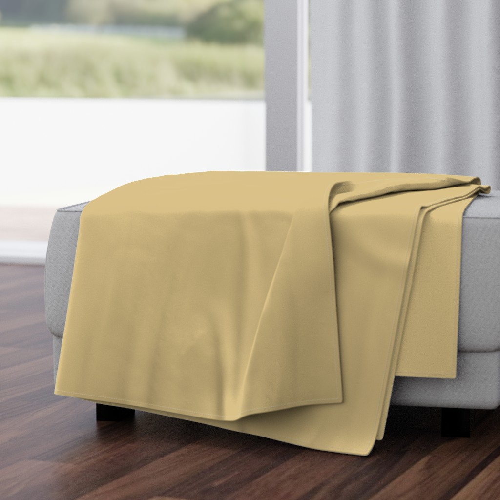 Matching solid brandy beige throw blanket