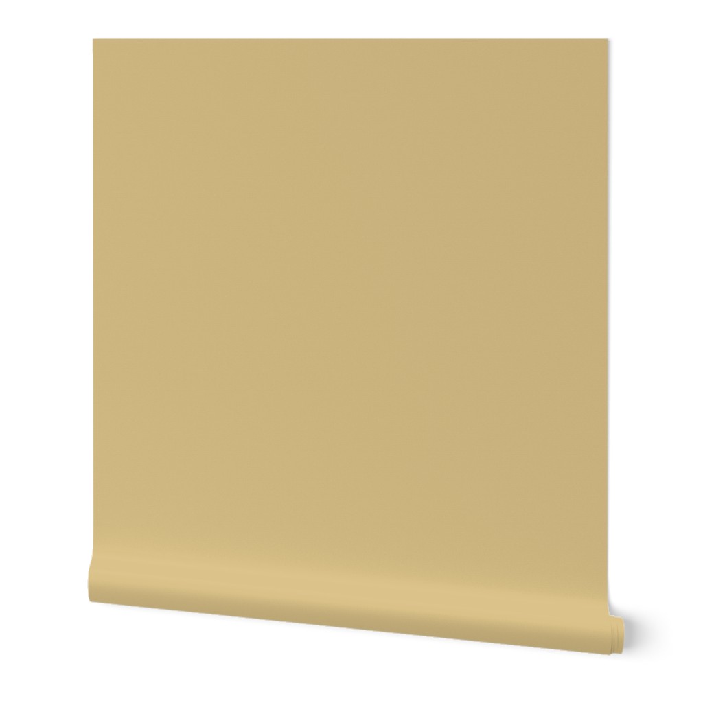 Matching solid brandy beige wallpaper