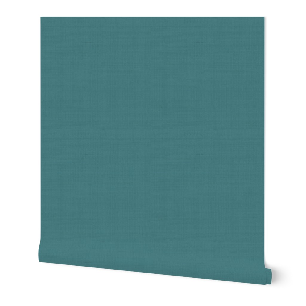 Matching solid teal blue wallpaper