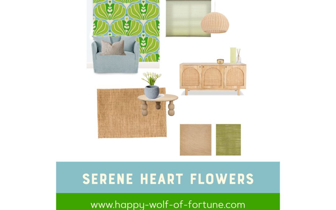 Bold Floral Peel and Stick Wallpaper for a Fresh, Joyful Living Room Makeover