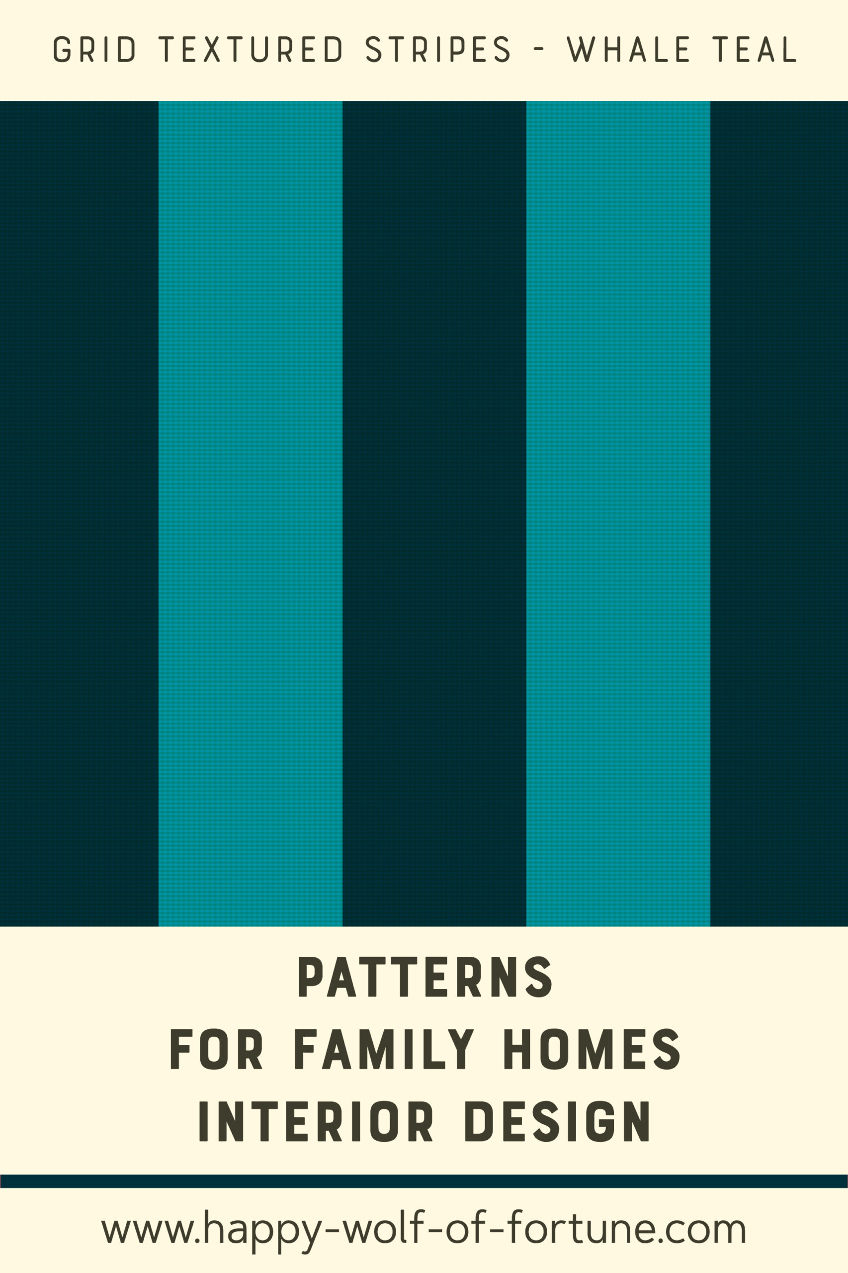Pattern Swatches - grid textured vertical stripes - teal cyan blue and dark whale blue - Wallpaper for family homes interior design-02 Swatch with seamless pattern for family homes interior design showing textured midcentury modern bold grid textured vertical stripes in teal cyan blue and very dark whale elephant firefly blue