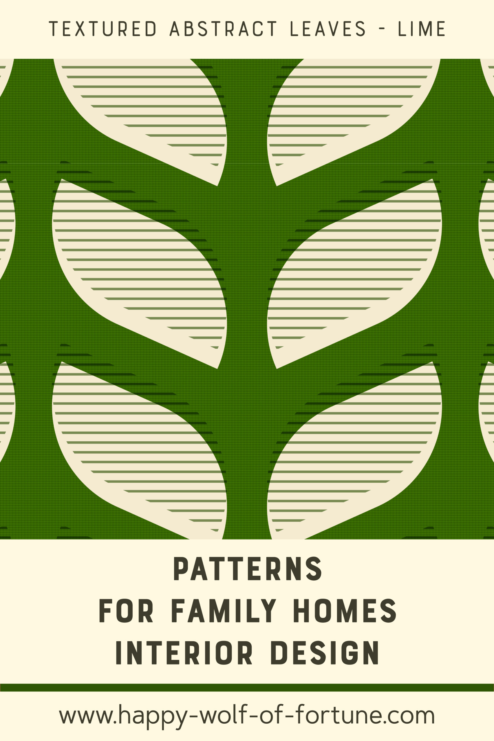 Pattern Swatches - grid textured abstract leaves - dark tree grass green and eggshell beige - Wallpaper for family homes interior design-02 Swatch with seamless pattern for family homes interior design showing textured midcentury modern bold grid textured stripes abstract foliage in eggshell beige white and very dark grass tree green
