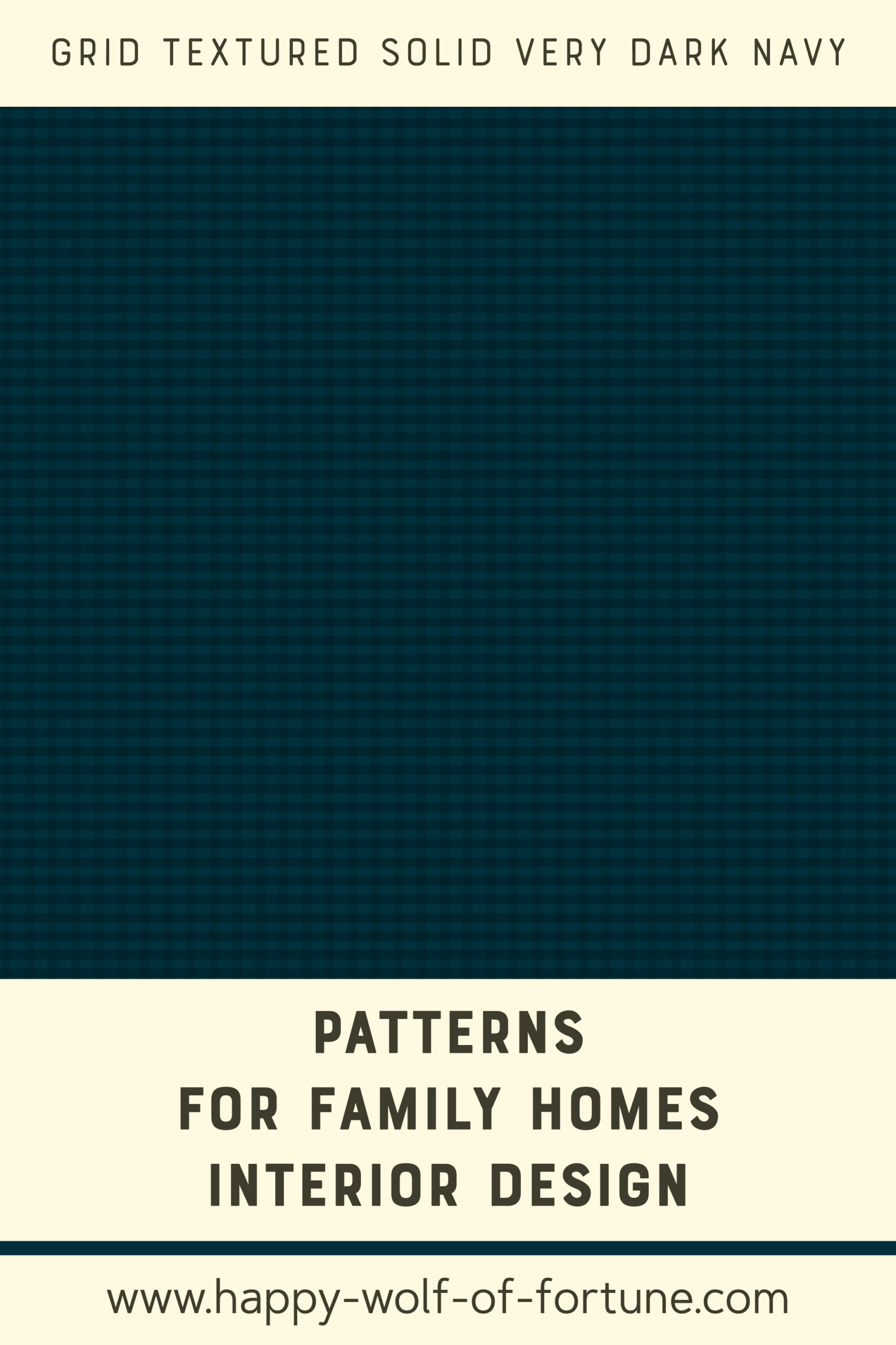 Pattern Swatches - midcentury modern grid texured very dark navy whale blue 00303b - Wallpaper for family homes interior design-02 Swatch with seamless pattern for family homes interior design showing a grid textured midcentury modern very dark navy blue