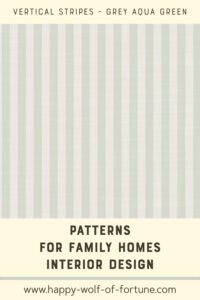 Pattern swatch with cloud grey white and aqua green linen textured vertical stripes
