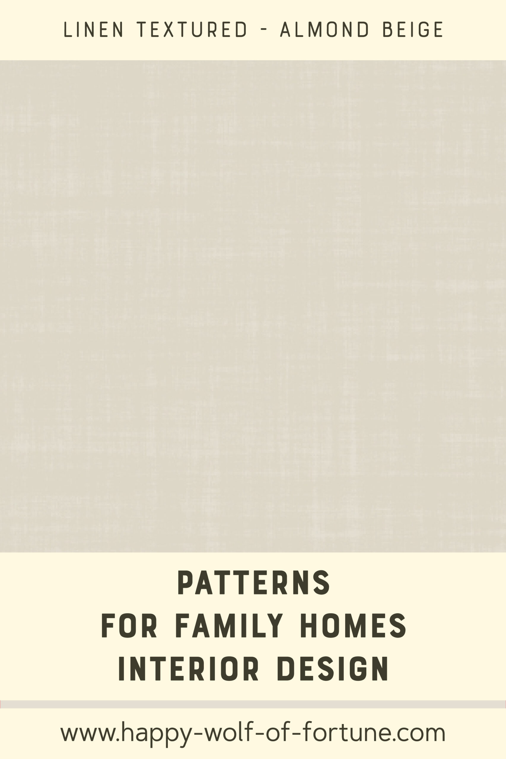 Pattern Swatches - solid almond beige brown - linen textured - Wallpaper for family homes interior design-02 Swatch with colour for family homes interior design showing a linen textured neutral bohemian almond beige with hexcode