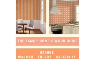 The Family Home Colour Guide for Interior Designers – How Colour Influences Family Life and Home Energy : Designing with Orange- Warmth, Creativity & Joy for Family Homes